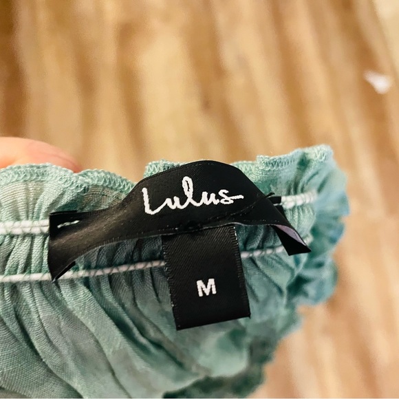 Lulus Tie-Dye Smocked Cropped Tank Top - Picture 6 of 7